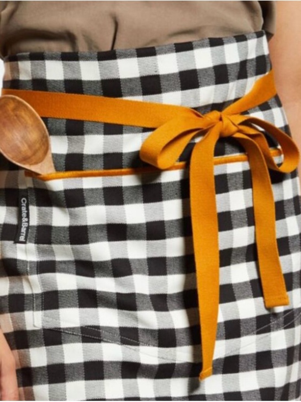 Two New Crate & Barrel Waist Aprons